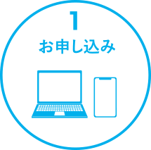 1.お申込み